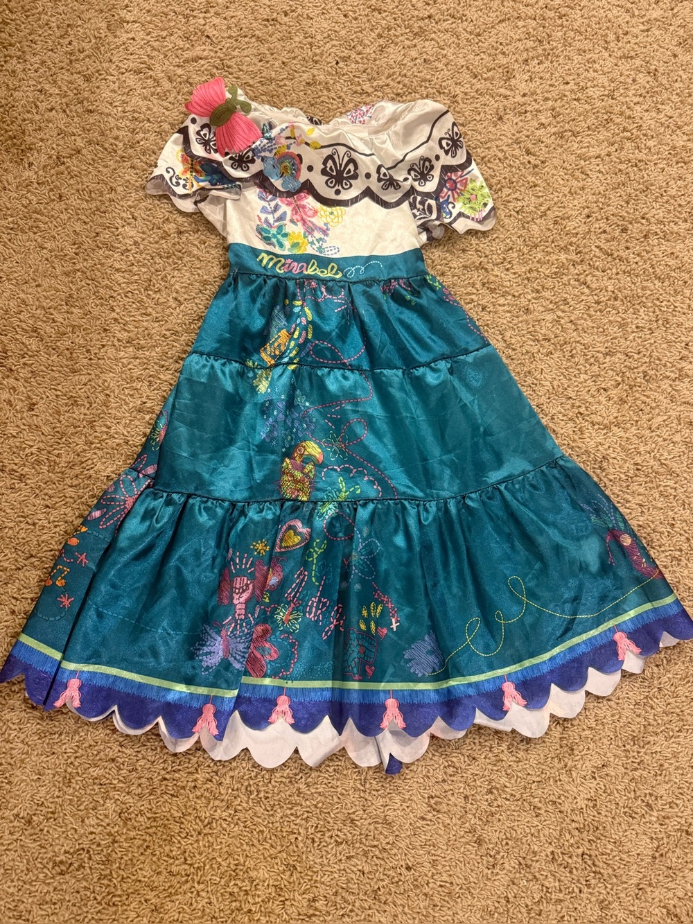 Mirabel Costume from Encanto - Approx. Size 6 - Children’s